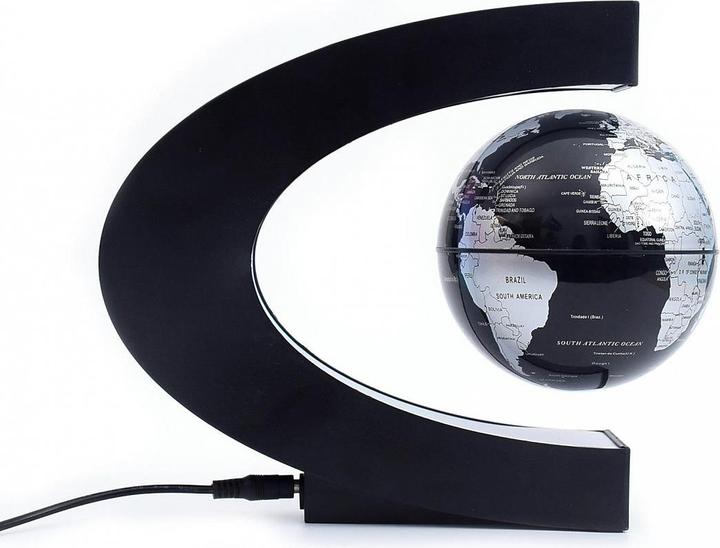 Immagine prodotto United Entertainment Mappamondo magnetico con luci LED argento (7.62 cm)
