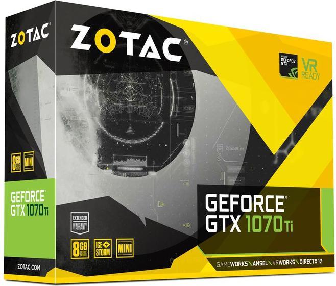 Image du produit Zotac GeForce GTX 1070 Ti Mini (8 Go)