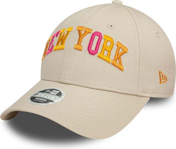 New Era 9Forty Strapback Damen Cap - NEW YORK stone beige