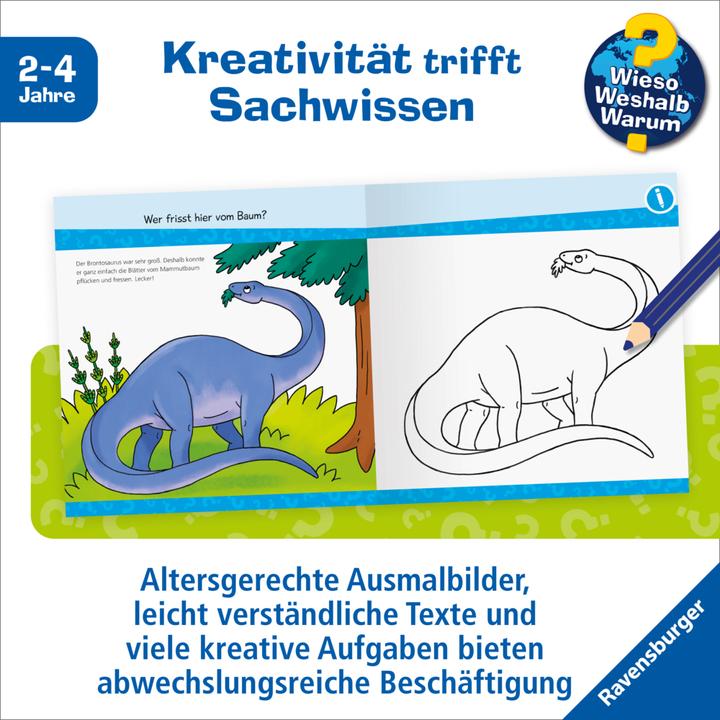 Immagine prodotto Ravensburger Wieso? Weshalb? Warum? junior Aktiv: Dinosaurier (Tedesco, Broska Elke, 2023)