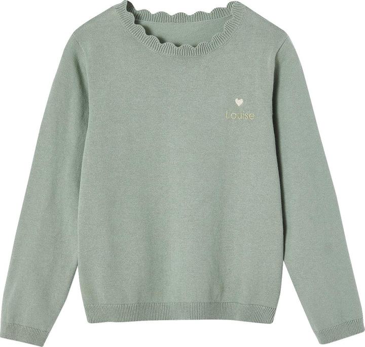 Actual product image Vertbaudet Mädchen Pullover BASIC Oeko-Tex (116)