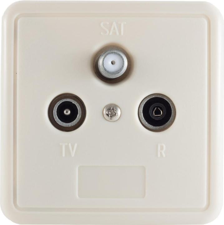 Produktbild Shiverpeaks ®-BASIC-S--Antennensteckdose, BK+SAT, Stich., digi, Sonder., Rück.,DC 1 dB, 3-fach Set (Antennenkabel)
