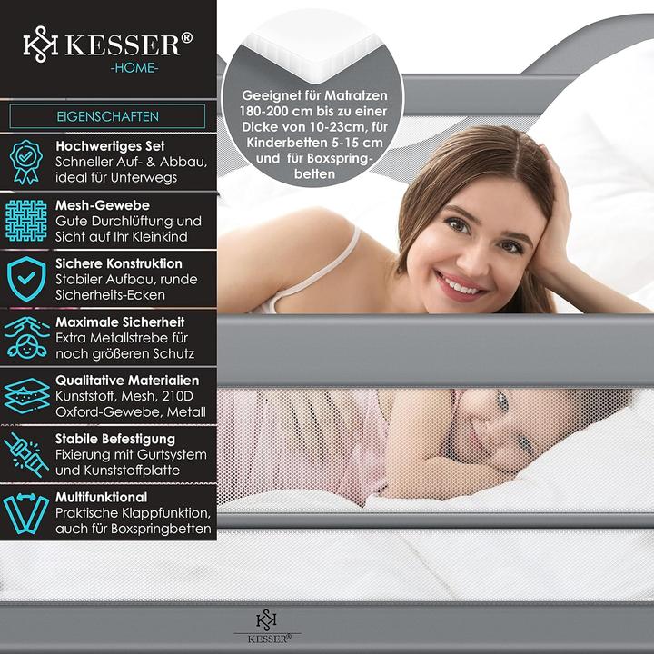 Actual product image Kesser Klappbares Bettgitter (200 cm)