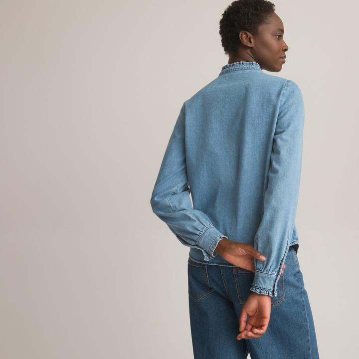 Immagine prodotto La Redoute Collections Camicetta in denim a maniche lunghe (48)