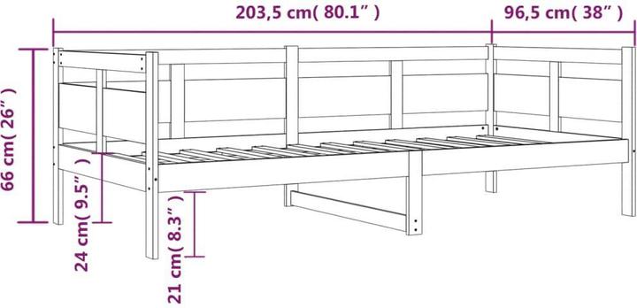 Produktbild VidaXL Nuno (90 x 200 cm)