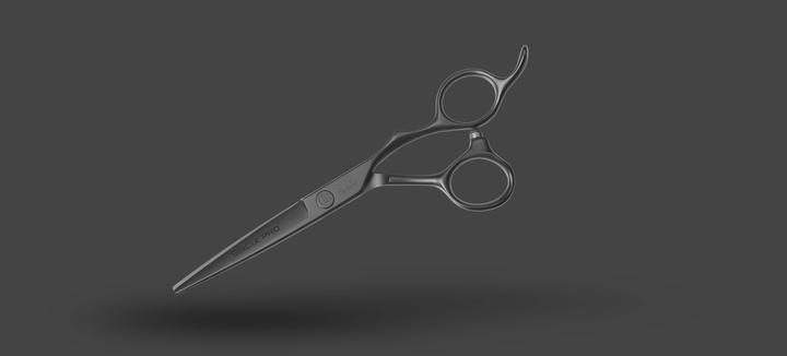 Produktbild Olivia Garden Silkcut PRO 5,75" RH Haarschneideschere Matt Black (14.61 cm)