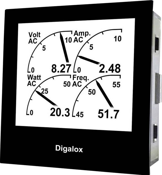 Image du produit TDE Instruments Digalox DPM72-MPN+-RS485 Appareil de mesure numérique encastrable