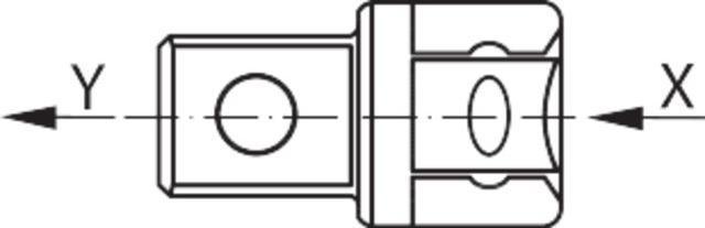 Actual product image Stahlwille Adapter | 410 (1/4")