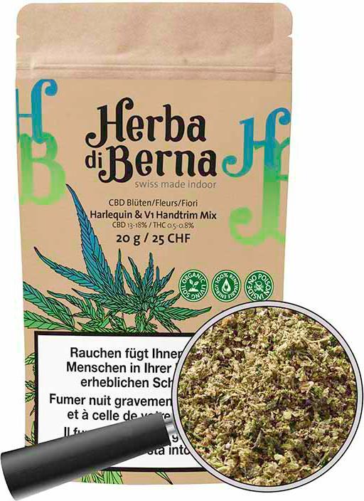 Produktbild Herba di Berna V1 & Harlequin Indoor Handtrim Mix (50 g, Indoor)