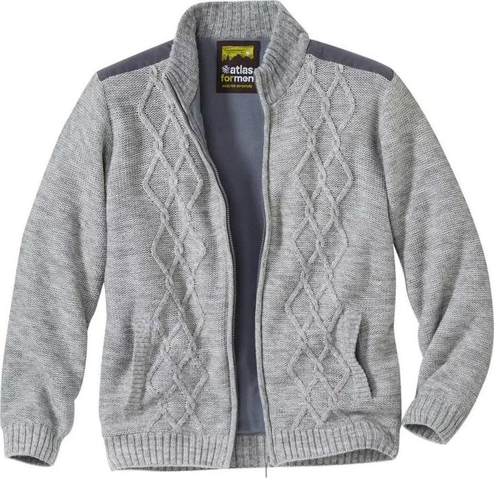 Immagine prodotto Atlas For Men Giacca da uomo in maglia foderata in pile (L)
