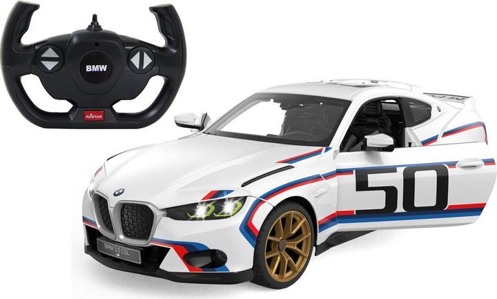 Produktbild Jamara BMW 3.0 CSL 1:14 weiss 2,4GHz Tür manuell