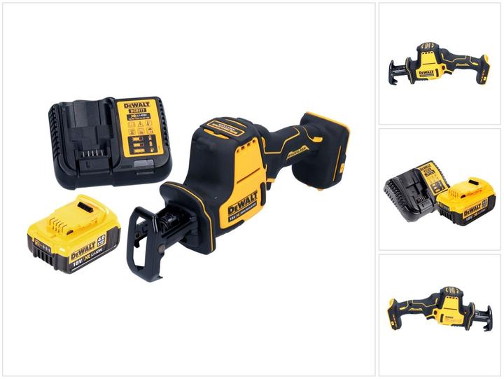 Actual product image DeWalt DCS 369 M1 Reciprocating saw 18 V Brushless + 1x battery 4.0 Ah + charger