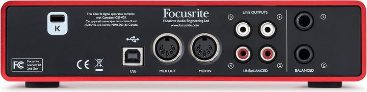 Image du produit Focusrite Scarlett 2i4 2nd Gen (USB)