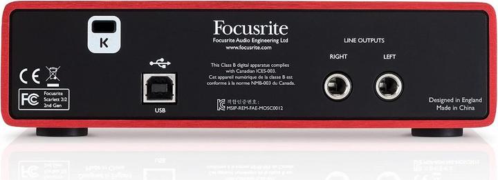 Actual product image Focusrite Scarlett 2i2 Studio Set 2nd Gen (USB)