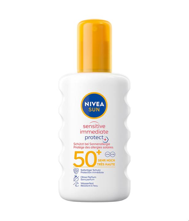 NIVEA Sun Sensitive Immediate Protect Sonnenspray (Sonnenspray, SPF 50+, 200 ml, 233 g)