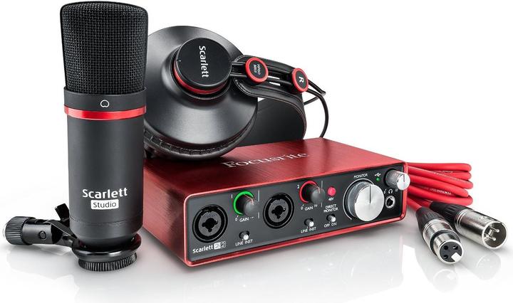 Actual product image Focusrite Scarlett 2i2 Studio Set 2nd Gen (USB)