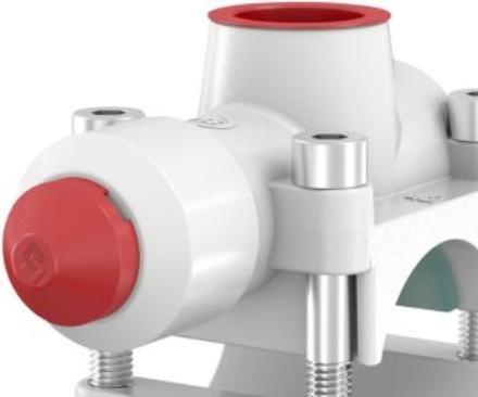 Actual product image Flamco GmbH T-Plus for copper pipe 22mm, 1/2 AG