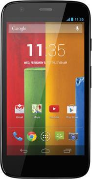 Actual product image Motorola Moto G (16 GB, Black, 4.50", 5 Mpx, 3G)