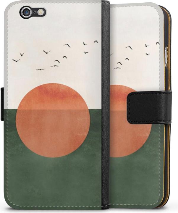 Produktbild DeinDesign Tasche für Apple iPhone 6 Handy Flip Case Wallet Cover Handytasche Leder Sonnenschein (Apple iPhone 6)