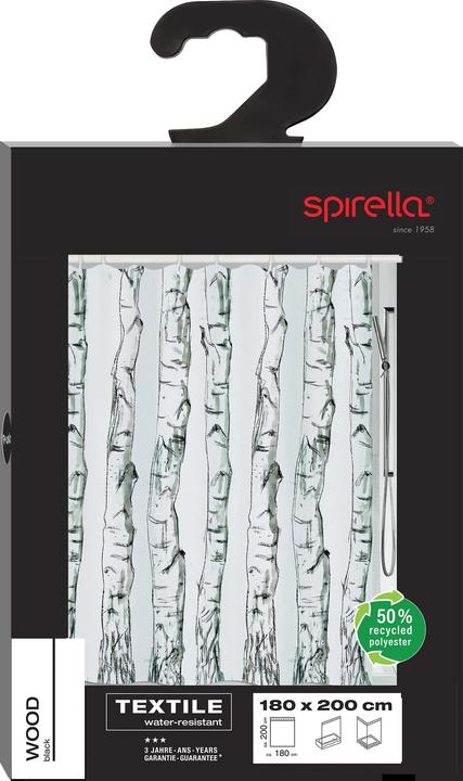 Actual product image spirella Wood (180 x 200 cm)