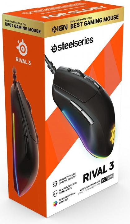 Actual product image SteelSeries Rival 3 (Cable)