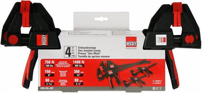 Image du produit Bessey Jeu de pinces à une main (300 mm)