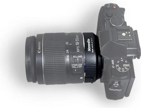 Produktbild Commlite Objektiv-Konverter EF/EFs zu MFT (Standard, Canon EF-S)
