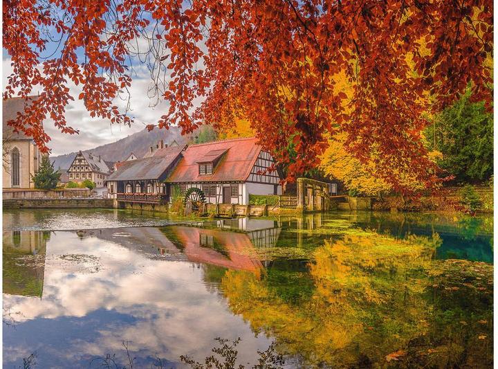 Produktbild Ravensburger Mühle am Blautopf (500 Teile)