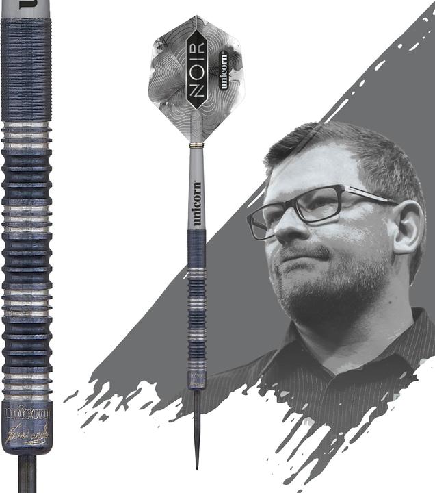 Unicorn NOIR James Wade Steel Dart Presentation Box 1 Satz (21 g)