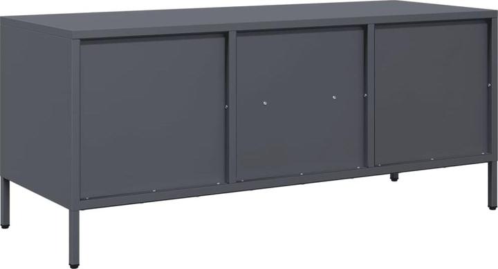 Produktbild VidaXL TV Schrank Fernsehtisch Fernsehschrank Lowboard TV Möbel Anthrazit Stahl