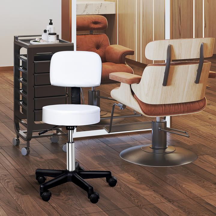 Produktbild Homcom Rollhocker mit Lehne