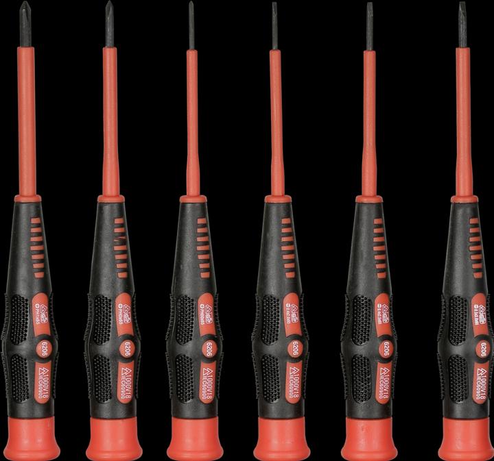 Image du produit kwb Jeu de tournevis de précision professionnel 6 pcs. (Escale, Recouvrement cruciforme Phillipps (PH))