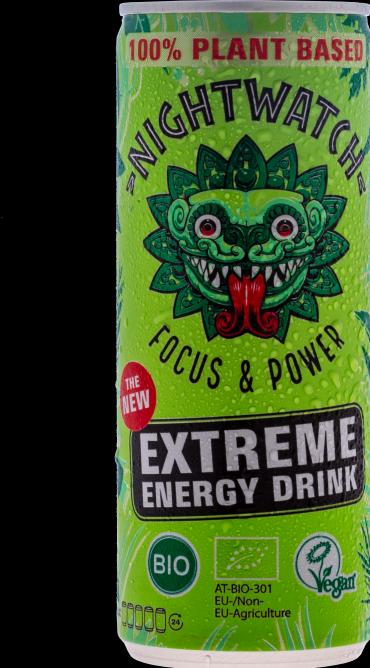 Produktbild Nightwatch Focus & Power Extreme Energy Drink Bio (1 x 25 cl)