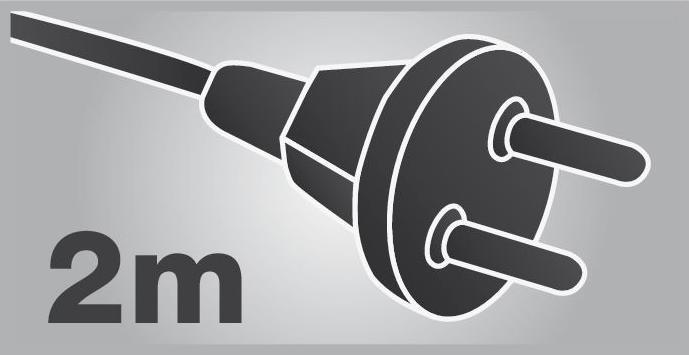 Produktbild Bachmann Steckdosenelement DUE 2xSchuko schwarz Abdeckung Edelstahl Effekt (2 x, CEE 7/3, 2 m)