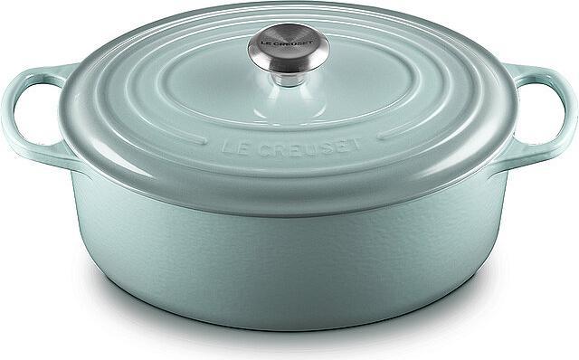 Image du produit Le Creuset Bräter SIGNATURE 6,3l Sea Salt (31 cm, Cocotte + faitout, Fonte)