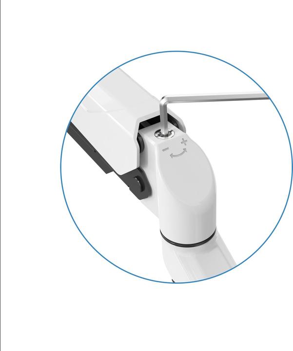 Actual product image Rockstable Prof. Single USB White (Table, 32")
