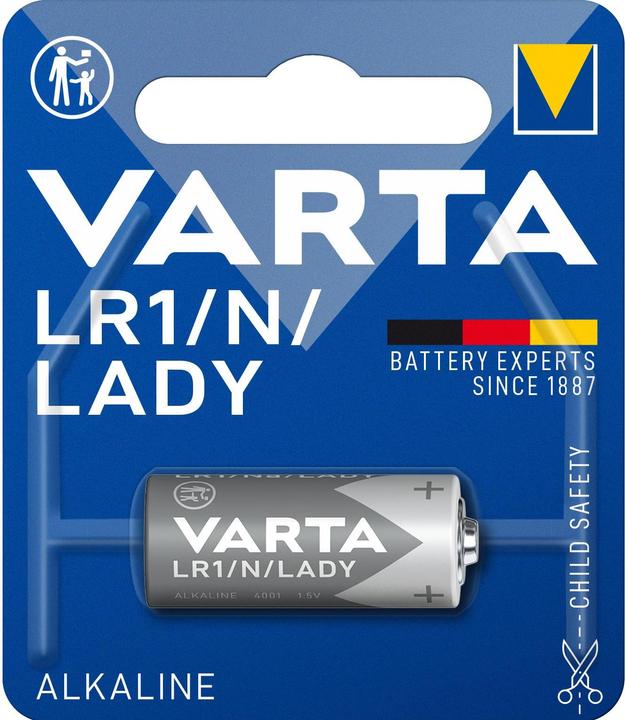Image du produit Varta Electronics LR1 (1 pcs, N, 850 mAh)