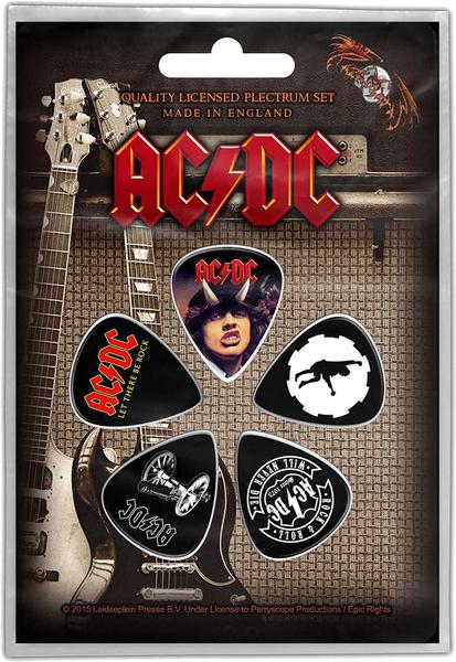 Actual product image Rock Off ACDC Plectrum Set (5 x, 1 mm)