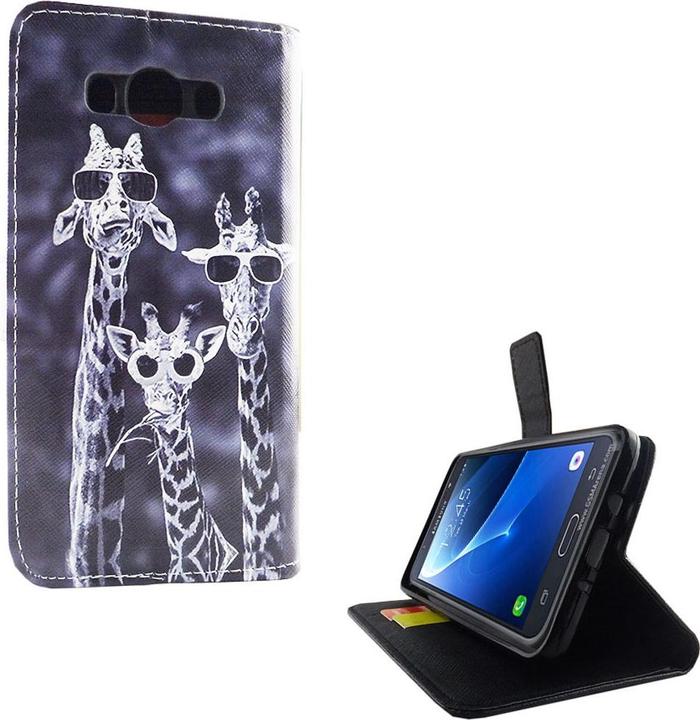 Produktbild König Design Schutz Handy Hülle für Samsung Galaxy J7 (2016) Case Cover Tasche Wallet Etui (Samsung Galaxy J7 (2016))