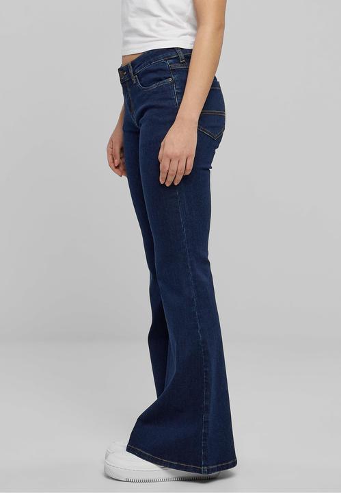 Actual product image Urban Classics Ladies Organic Low Waist Flared Denim (29)