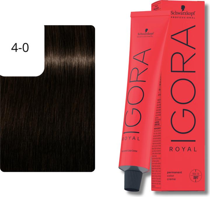 Actual product image Schwarzkopf Professional Igora Royal (4-0 medium brown)