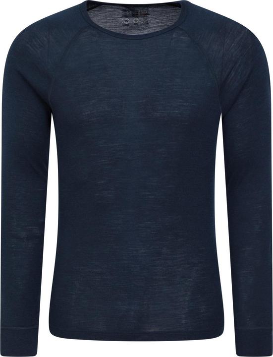 Actual product image Mountain Warehouse Mens Merino Wool Base Layer Top (Pack of 2) (XS)