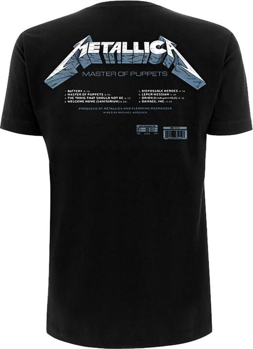 Immagine prodotto Metallica Maglietta Master Of Puppets Tracks (XXL)