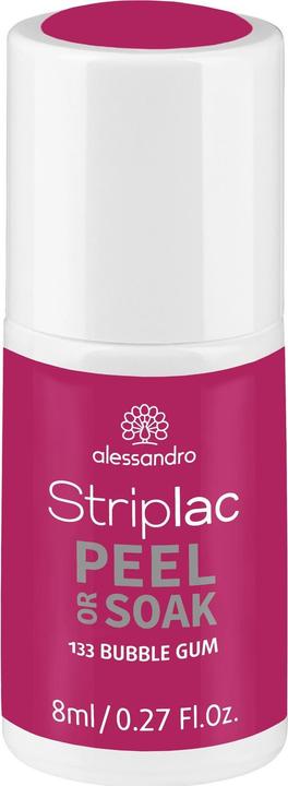 Produktbild Alessandro Striplac Peel or Soak Bubble Gum 8 ml (133 Bubble Gum, Abziehbarer Nagellack)