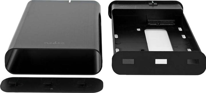 Image du produit Nedis Boîtier pour disque dur | 3.5 " | USB 3.1 Gen1 | USB Type-A / USB Type-C™ | Notebook / PC | Alumini (3.5")