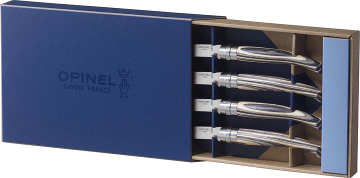 Produktbild Opinel Holzkasette mit 4 Tafelmessern (4 Stück)