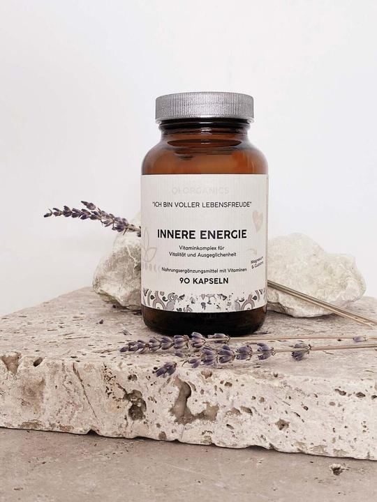 Actual product image QI Organics Inner Energy Capsule - Energy Boost & Balance (45 Piece, Capsules, 77 g)