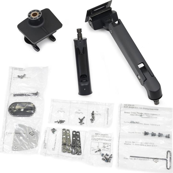 Actual product image Ergotron HX Monitor Arm with patented CF technology (Table, 49")