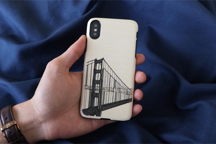 Image du produit Man&Wood SmartPhone case iPhone X/XS hand bridge black (Apple iPhone X, Apple iPhone XS)