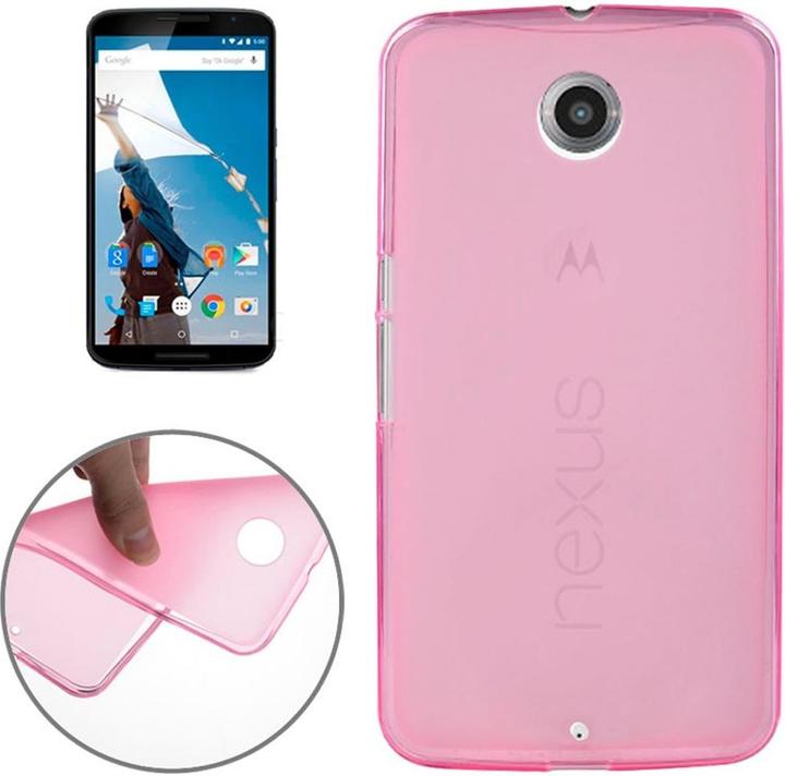 König Design Handyhülle TPU Tasche für Motorola Google Nexus 6 XT1100 Pink (Google Nexus 6)